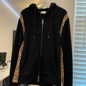 Burberry Zip Up Hoodie